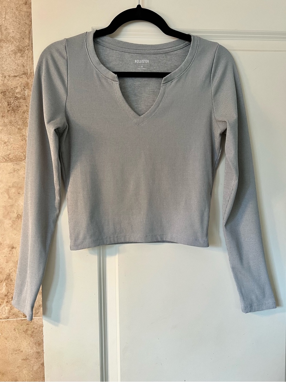 Hollister Light Gray Top